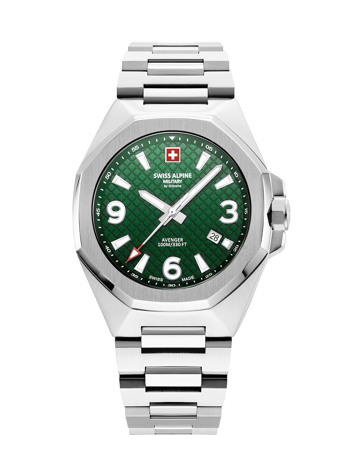 orologio uomo Swiss Alpine Military 7005.1134 Typhoon Mens Watch 42mm 10ATM