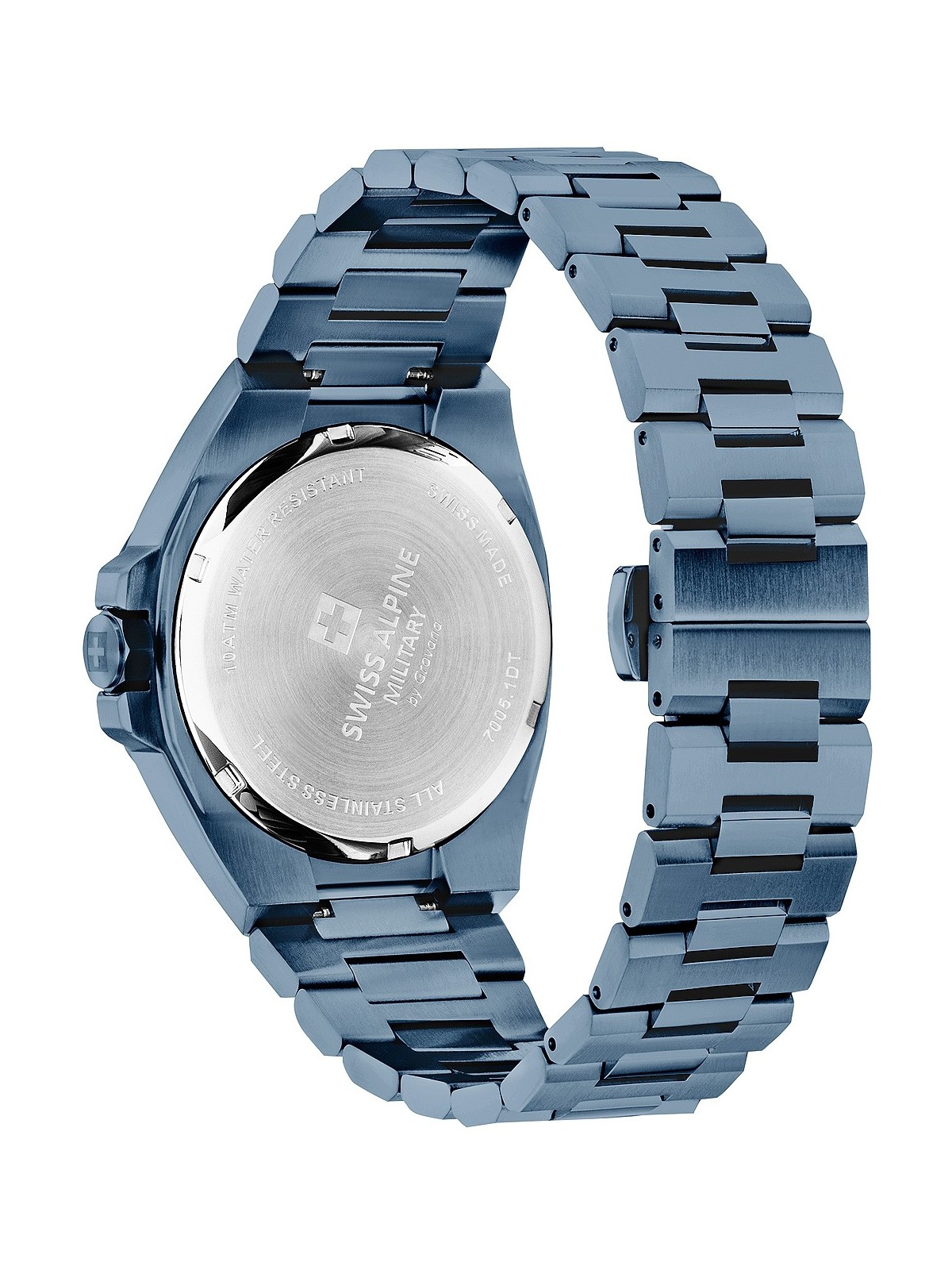 orologio uomo Swiss Alpine Military 7005.1195 Typhoon Mens Watch 42mm 10ATM