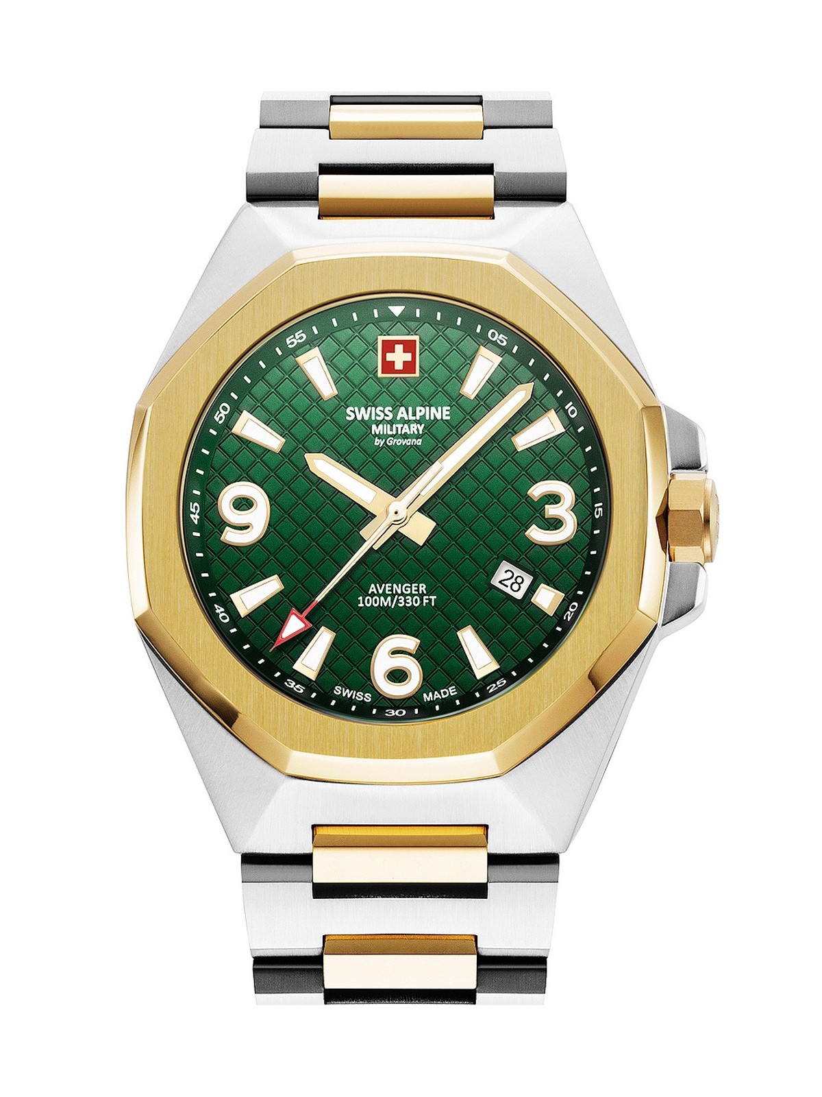 orologio uomo Swiss Alpine Military 7005.1144 Typhoon Mens Watch 42mm 10ATM