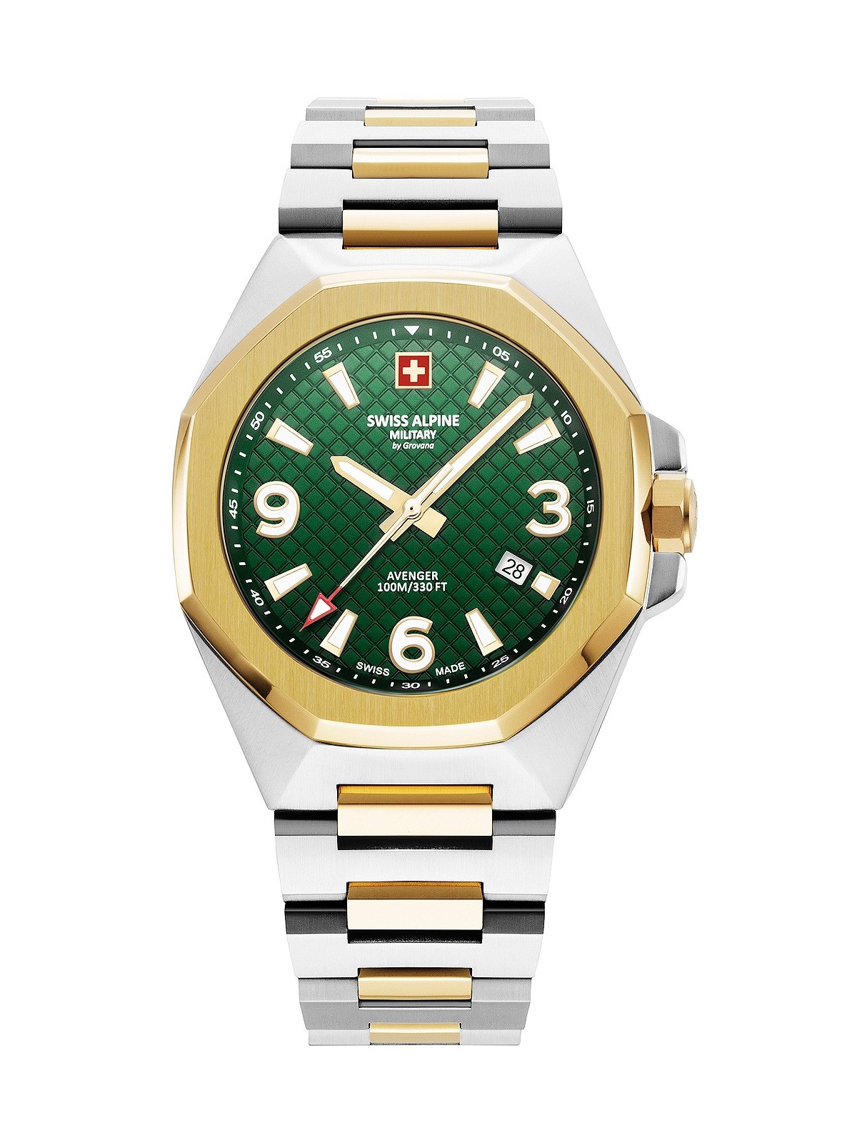 orologio uomo Swiss Alpine Military 7005.1144 Typhoon Mens Watch 42mm 10ATM