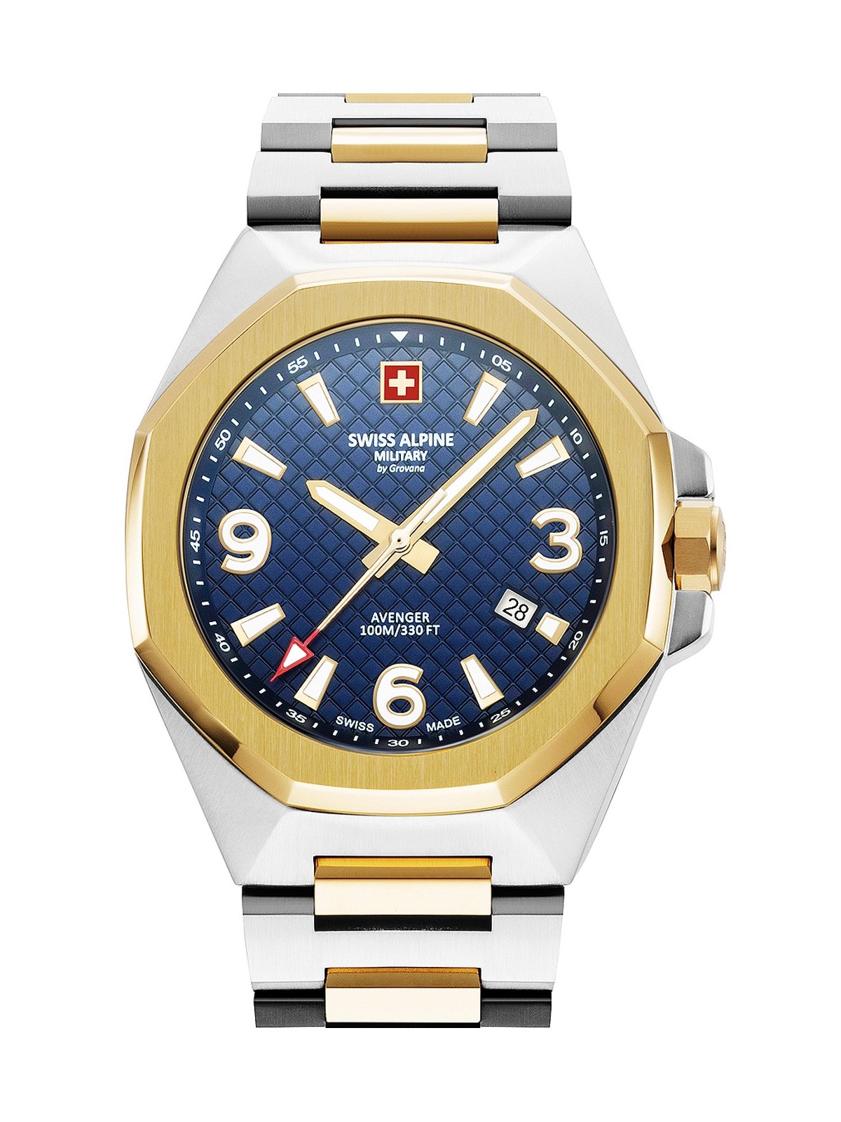 orologio uomo Swiss Alpine Military 7005.1145 Typhoon Mens Watch 42mm 10ATM
