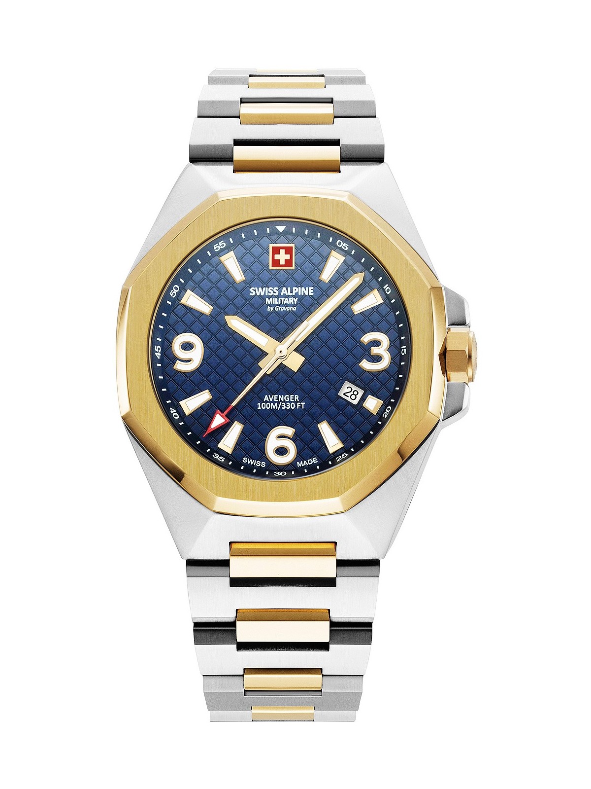 orologio uomo Swiss Alpine Military 7005.1145 Typhoon Mens Watch 42mm 10ATM