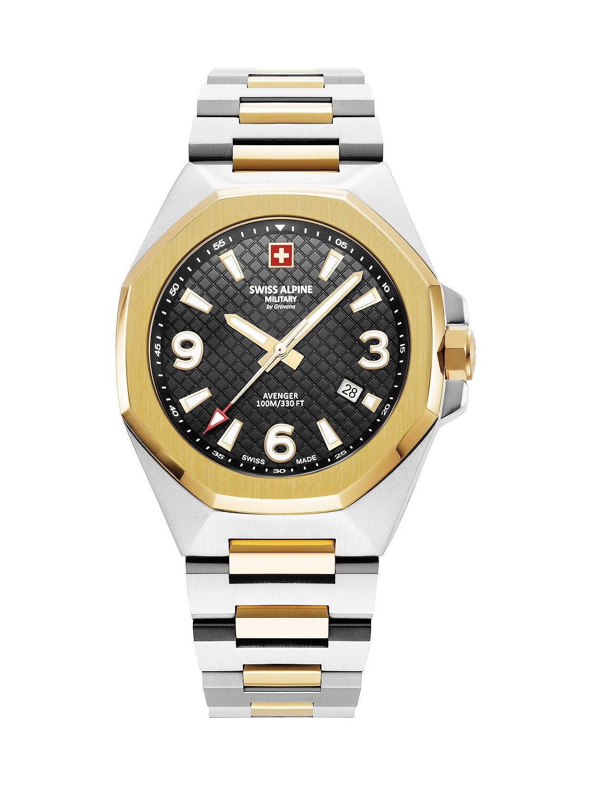 orologio uomo Swiss Alpine Military 7005.1147 Typhoon Mens Watch 42mm 10ATM