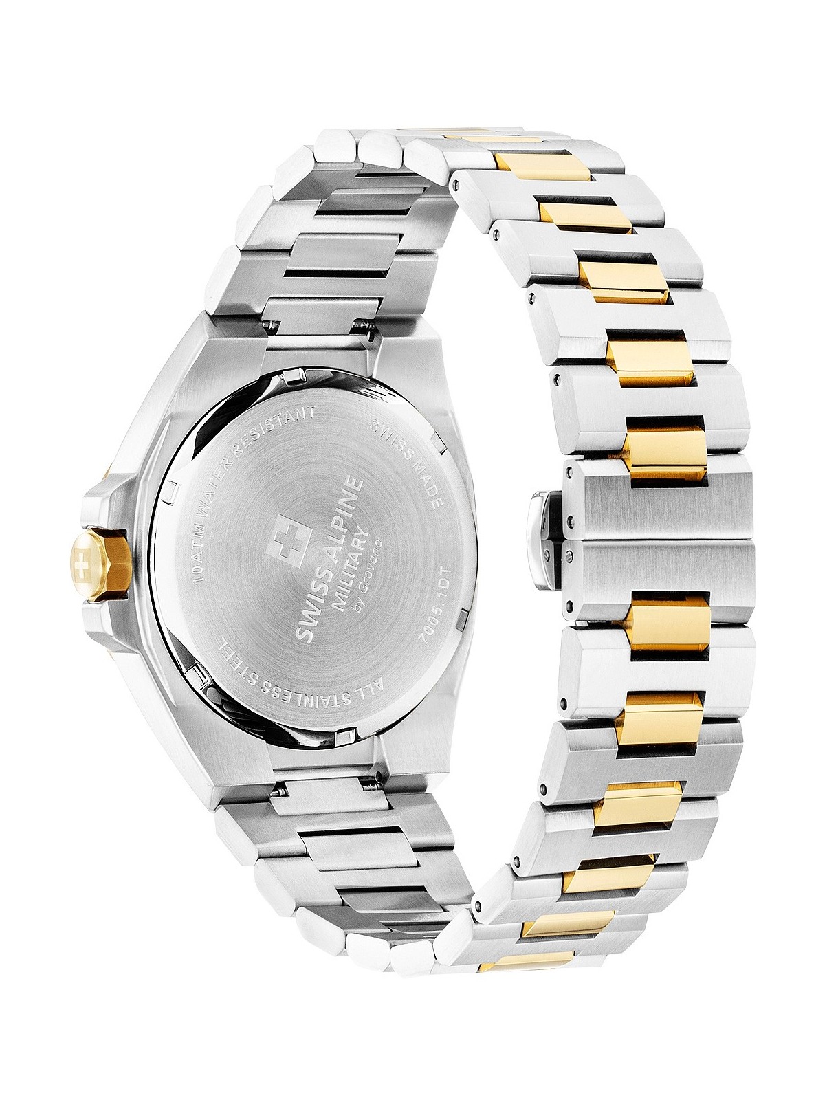orologio uomo Swiss Alpine Military 7005.1147 Typhoon Mens Watch 42mm 10ATM