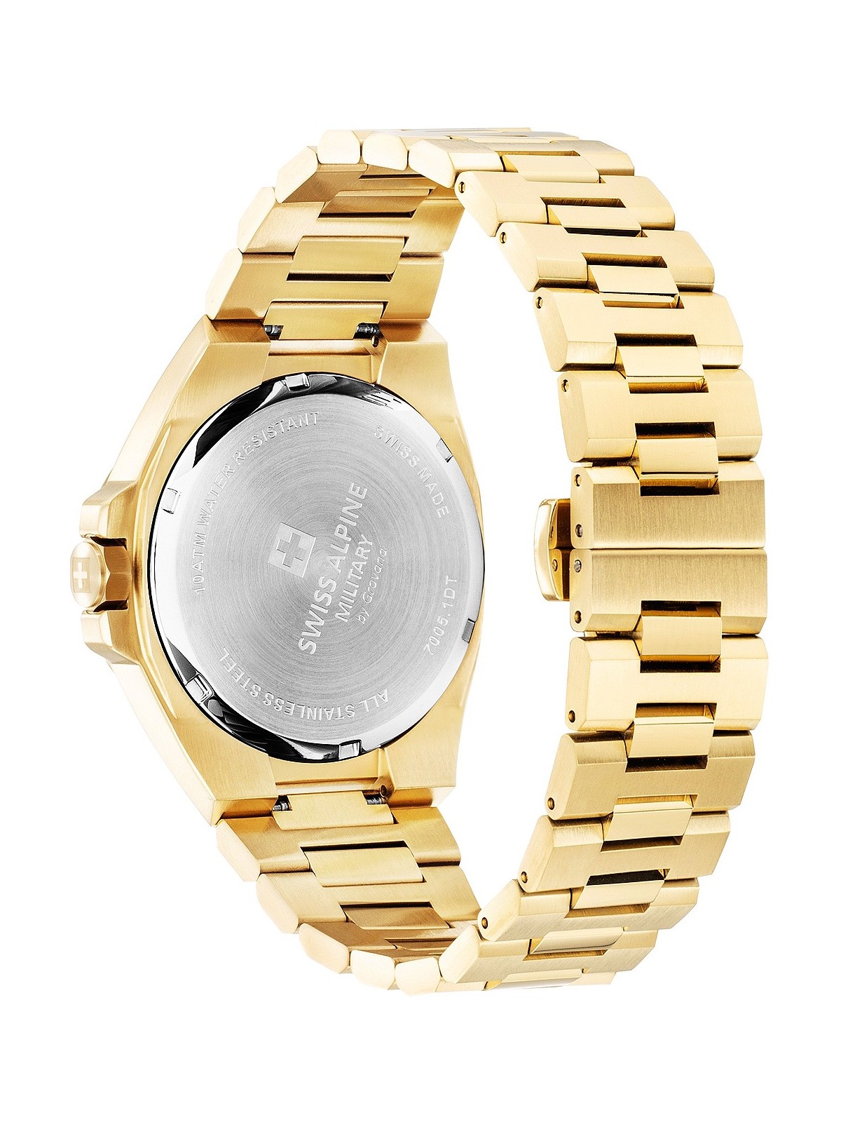 orologio uomo Swiss Alpine Military 7005.1114 Typhoon Mens Watch 42mm 10ATM