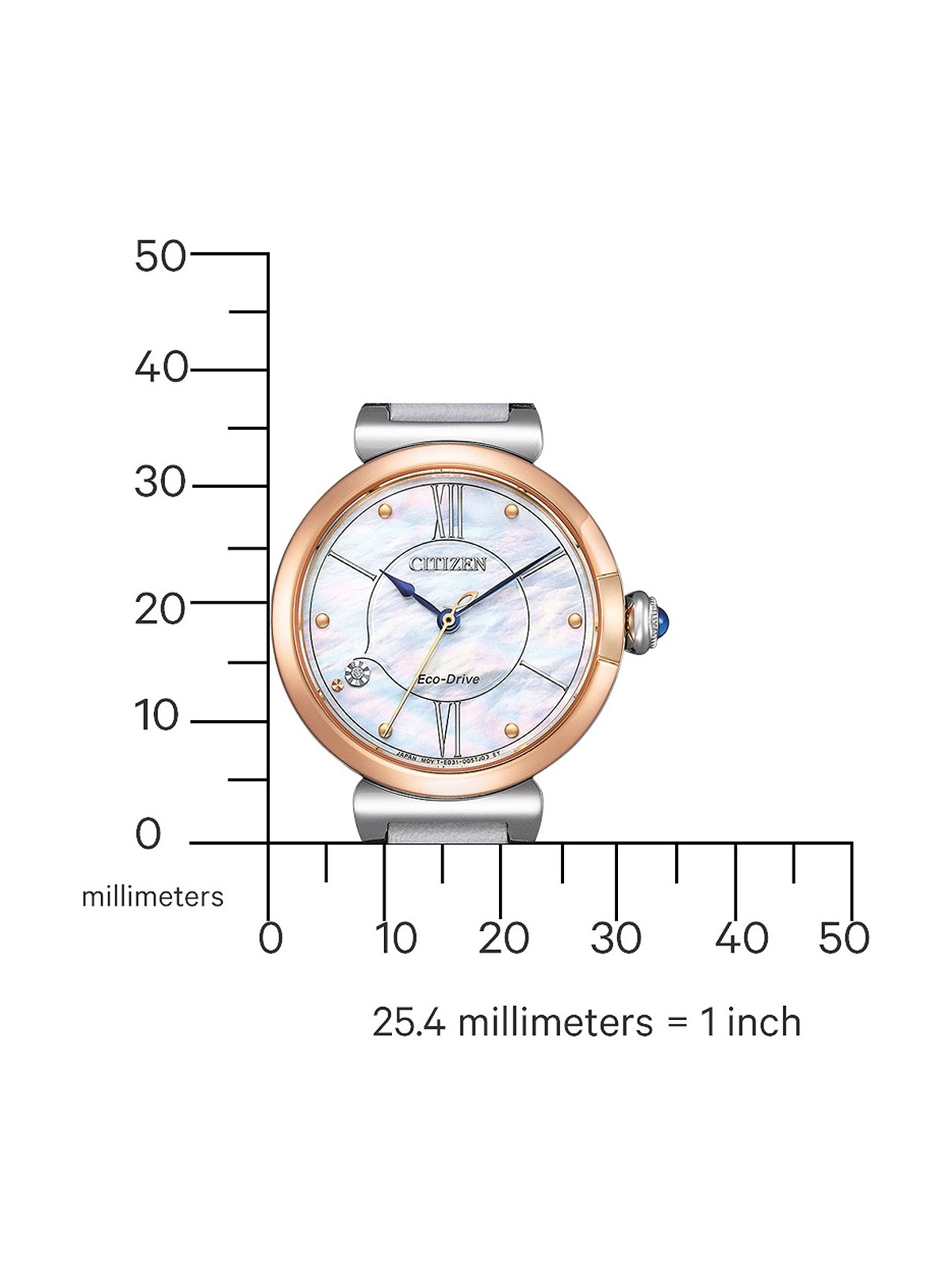 orologio donna Citizen EM1074-15D Eco-Drive Elegance Ladies Watch 30mm 5ATM