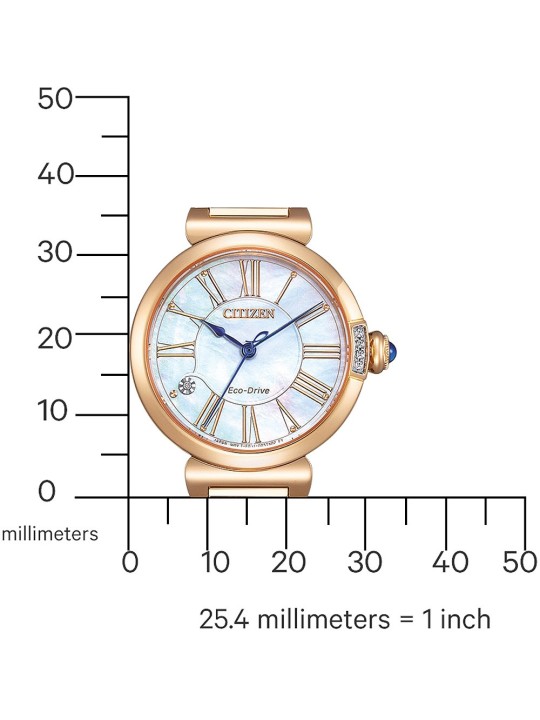 orologio donna Citizen EM1063-89D Eco-Drive Elegance Ladies Watch 30mm 5ATM