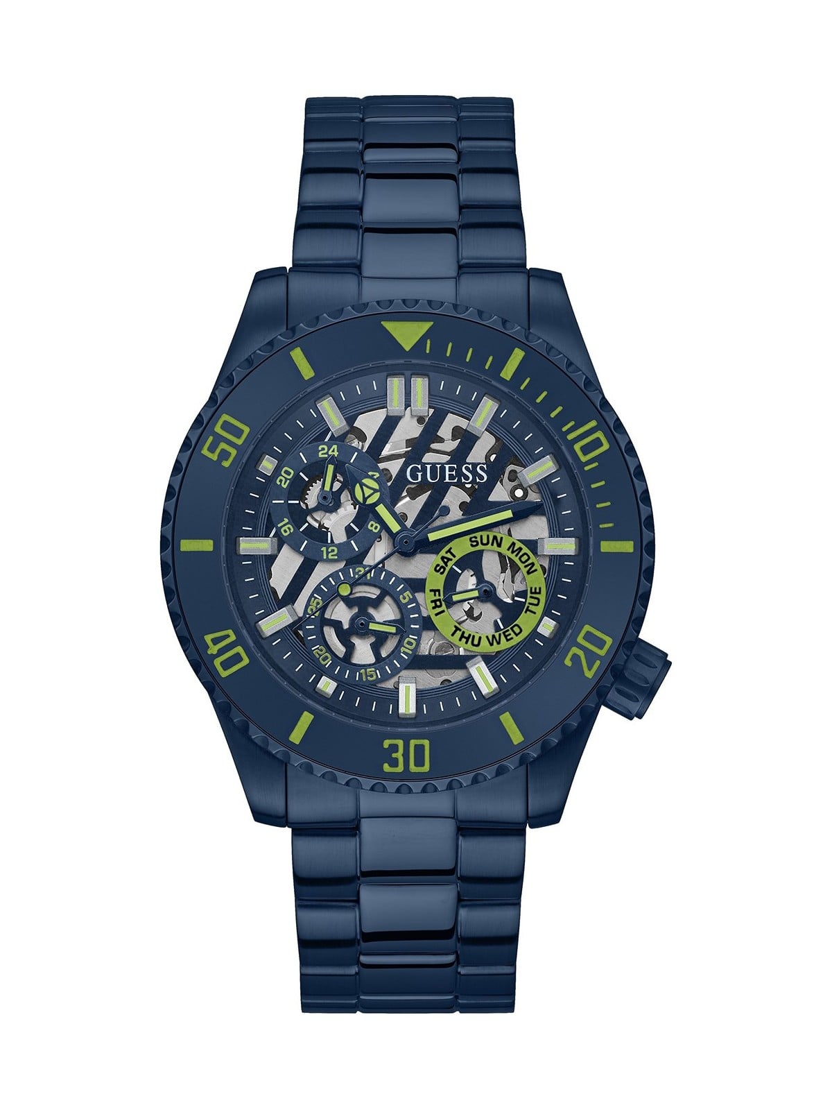 orologio uomo Guess GW0488G4 Mens Watch Axle 45mm 5ATM
