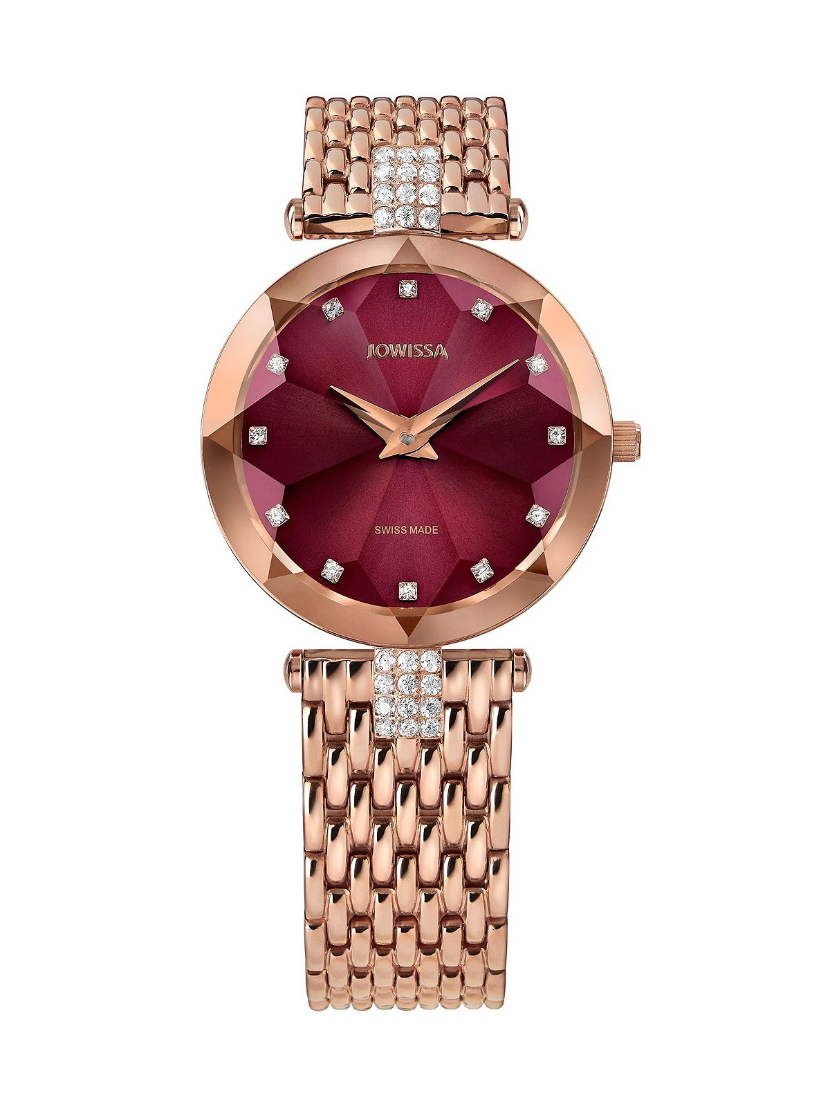 orologio donna Jowissa J5.772.M Facet Strass Ladies Watch 30mm 5ATM