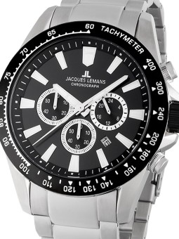 orologio uomo Jacques Lemans 1-2140E Liverpool Chronograph Mens Watch 48mm 10ATM