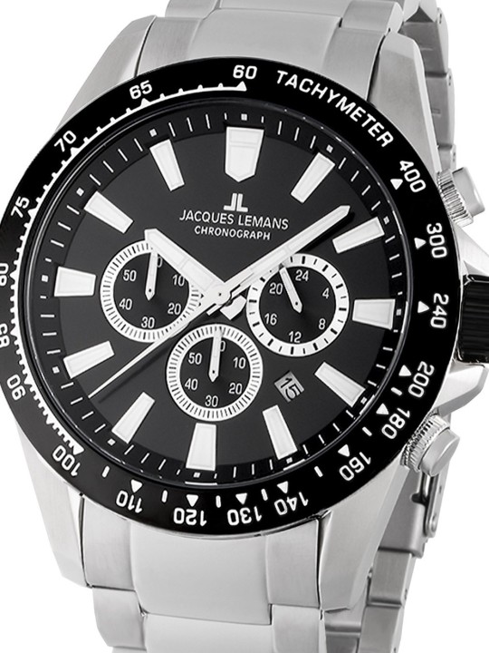 orologio uomo Jacques Lemans 1-2140E Liverpool Chronograph Mens Watch 48mm 10ATM