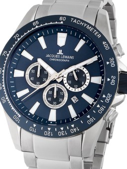 orologio uomo Jacques Lemans 1-2140F Liverpool Chronograph Mens Watch 48mm 10ATM