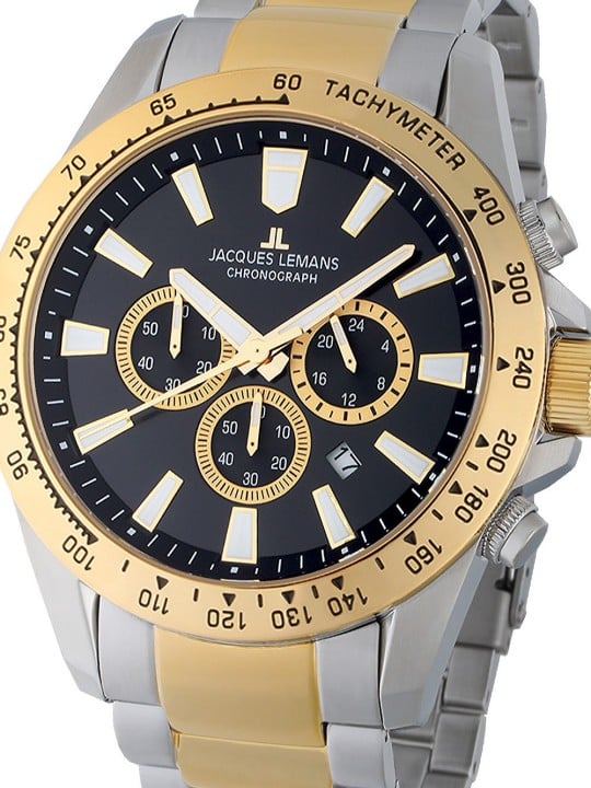 orologio uomo Jacques Lemans 1-2140H Liverpool Chronograph Mens Watch 48mm 10ATM