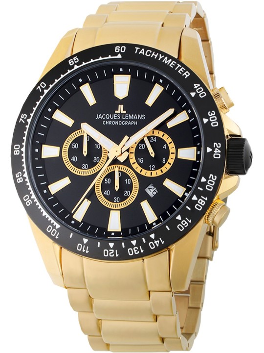 orologio uomo Jacques Lemans 1-2140I Liverpool Chronograph Mens Watch 48mm 10ATM