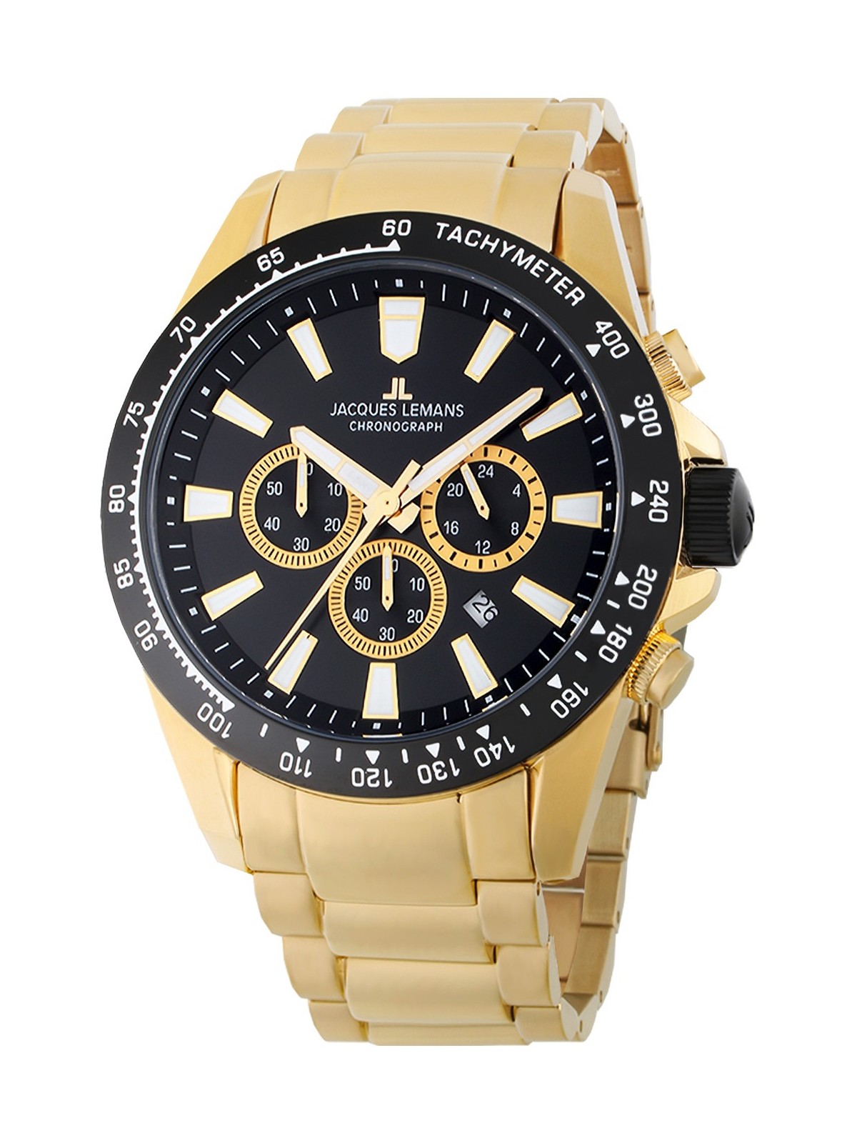 orologio uomo Jacques Lemans 1-2140I Liverpool Chronograph Mens Watch 48mm 10ATM