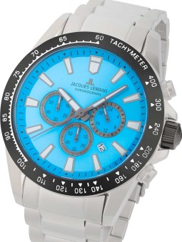 orologio uomo Jacques Lemans 1-2140K Liverpool Chronograph Mens Watch 48mm 10ATM