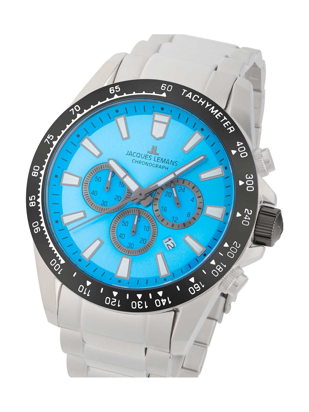 orologio uomo Jacques Lemans 1-2140K Liverpool Chronograph Mens Watch 48mm 10ATM