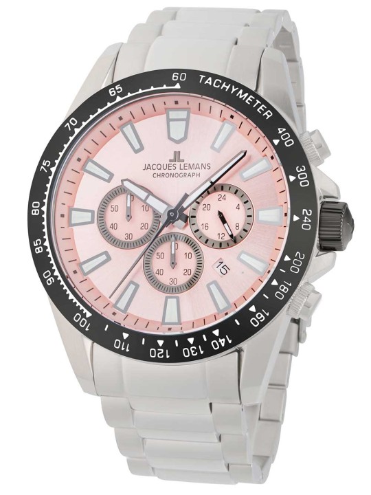 orologio uomo Jacques Lemans 1-2140L Liverpool Chronograph Mens Watch 48mm 10ATM