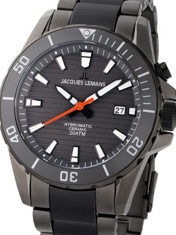 orologio uomo Jacques Lemans 1-2222A Hybromatic Mens Watch 42mm 20ATM