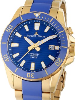 orologio uomo Jacques Lemans 1-2222E Hybromatic Mens Watch 42mm 20ATM