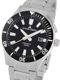 orologio uomo Jacques Lemans 1-2131D Hybromatic Mens Watch 43mm 10ATM