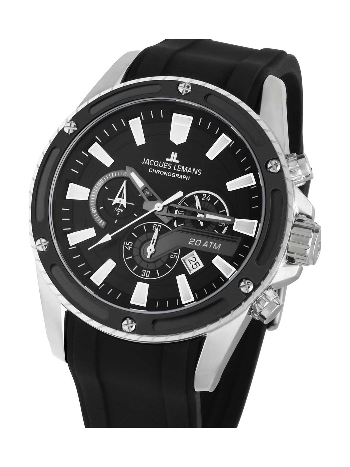 orologio uomo Jacques Lemans 1-2141A Liverpool Chronograph Mens Watch 48mm 20ATM