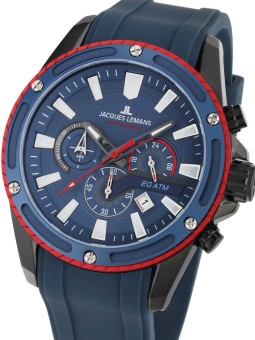orologio uomo Jacques Lemans 1-2141B Liverpool Chronograph Mens Watch 48mm 20ATM