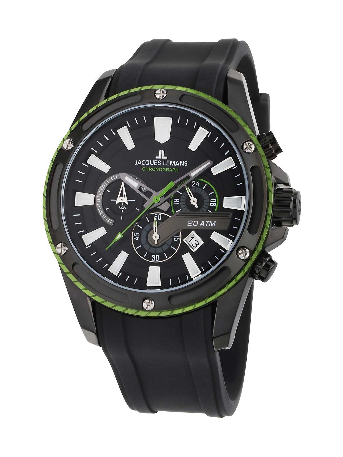 orologio uomo Jacques Lemans 1-2141C Liverpool Chronograph Mens Watch 48mm 20ATM