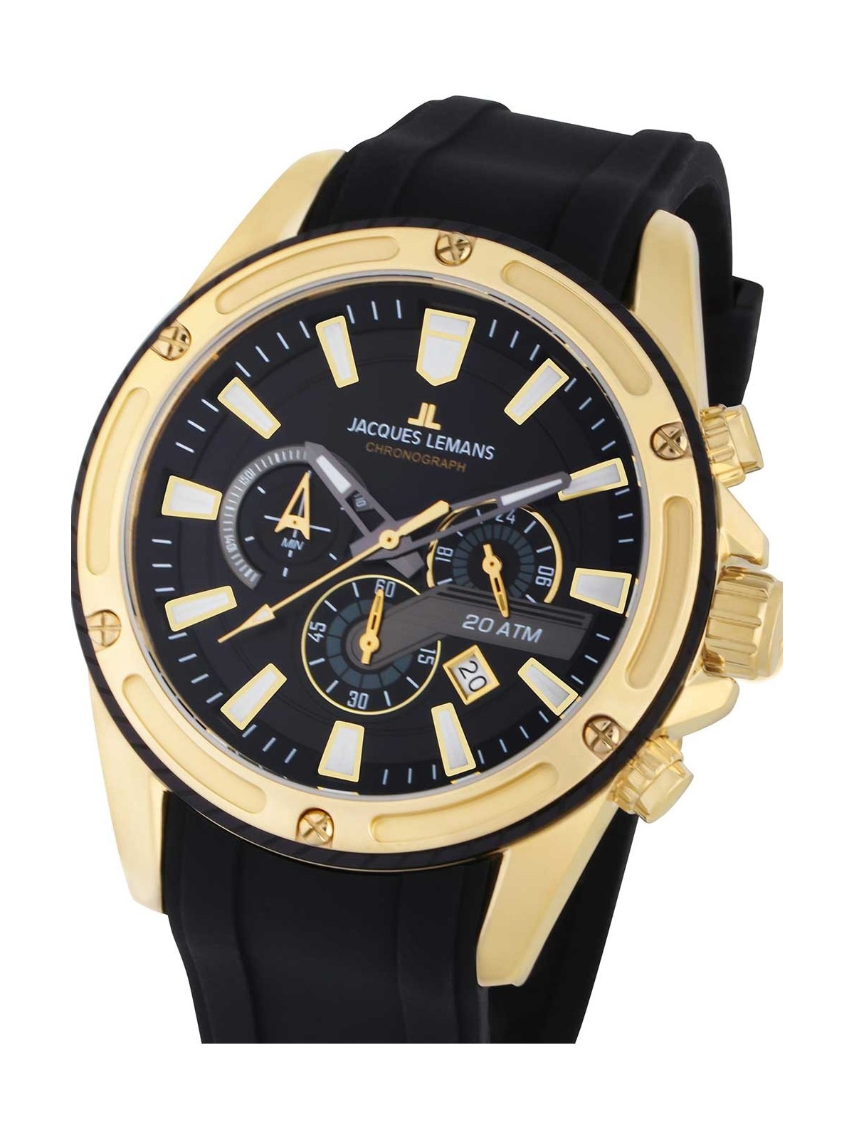 orologio uomo Jacques Lemans 1-2141D Liverpool Chronograph Mens Watch 48mm 20ATM
