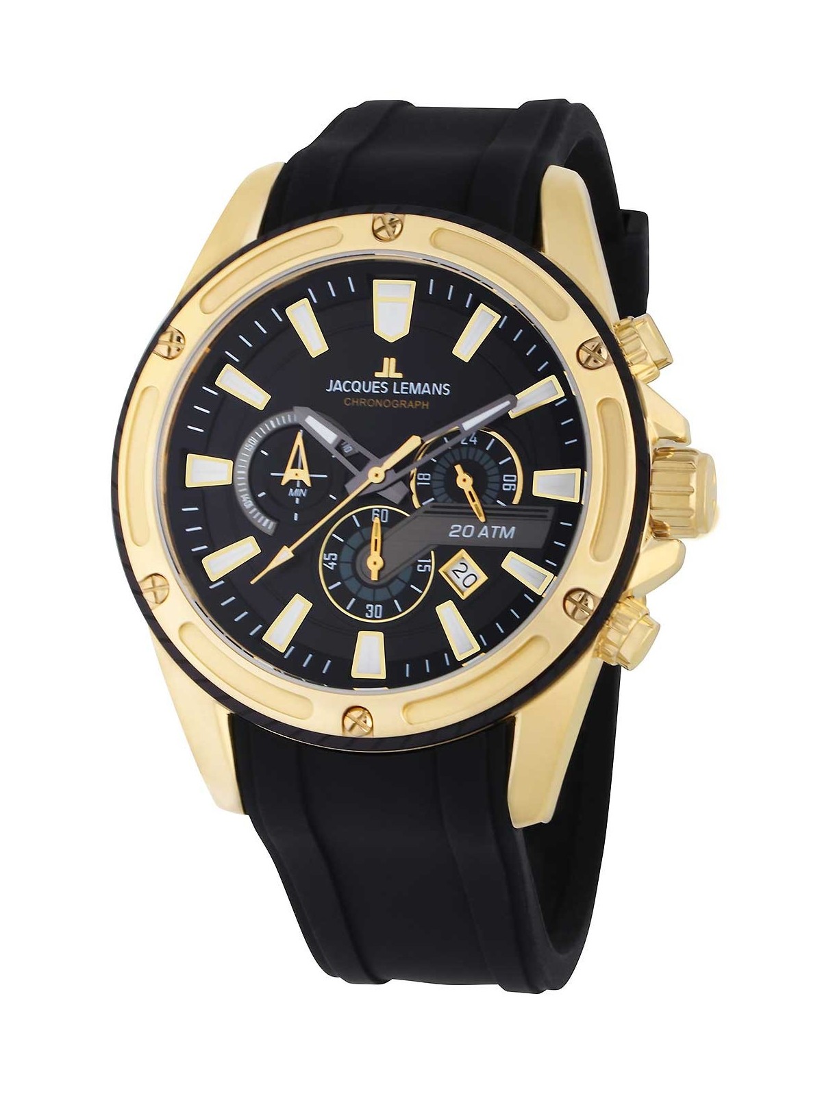 orologio uomo Jacques Lemans 1-2141D Liverpool Chronograph Mens Watch 48mm 20ATM