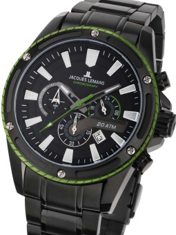 orologio uomo Jacques Lemans 1-2141H Liverpool Chronograph Mens Watch 48mm 20ATM