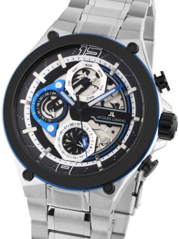 orologio uomo Jacques Lemans 1-2150D Manchester Multifunction Mens Watch 43mm 10ATM