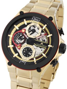 orologio uomo Jacques Lemans 1-2150H Manchester Multifunction Mens Watch 43mm 10ATM