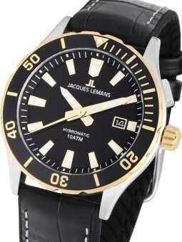 orologio uomo Jacques Lemans 1-2131C Hybromatic Mens Watch 43mm 10ATM