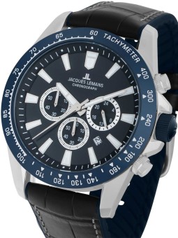 orologio uomo Jacques Lemans 1-2140B Liverpool Chronograph Mens Watch 48mm 10ATM