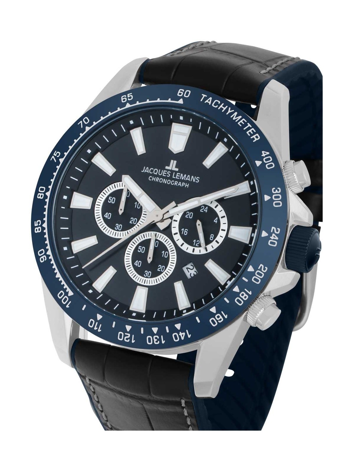 orologio uomo Jacques Lemans 1-2140B Liverpool Chronograph Mens Watch 48mm 10ATM