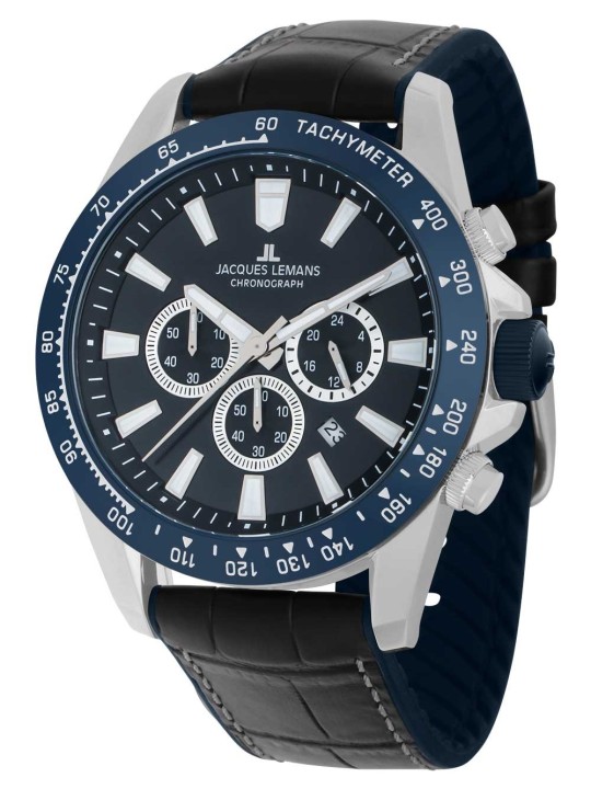 orologio uomo Jacques Lemans 1-2140B Liverpool Chronograph Mens Watch 48mm 10ATM