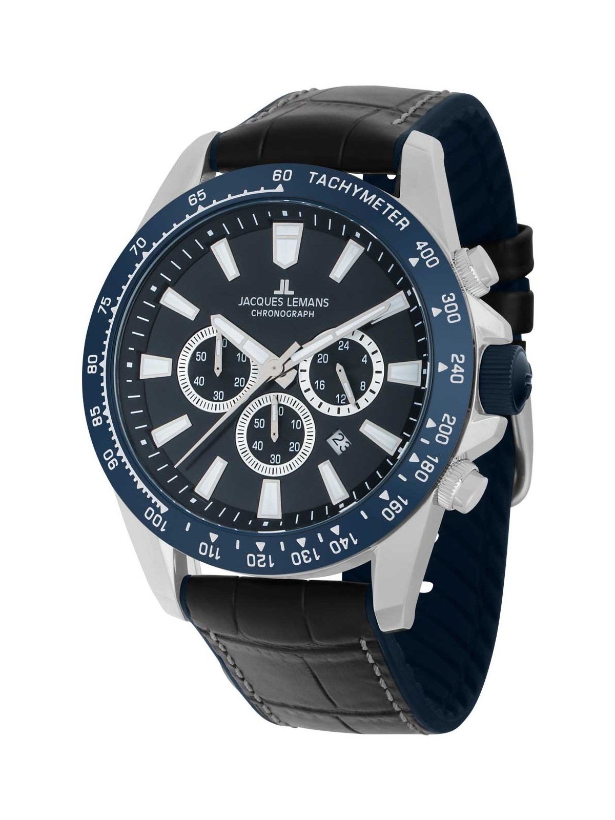 orologio uomo Jacques Lemans 1-2140B Liverpool Chronograph Mens Watch 48mm 10ATM
