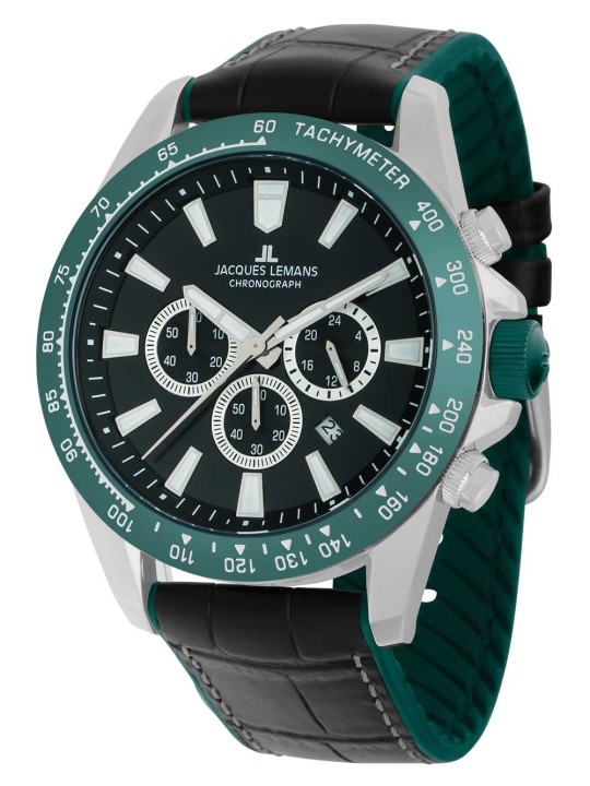 orologio uomo Jacques Lemans 1-2140C Liverpool Chronograph Mens Watch 48mm 10ATM