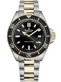 orologio uomo Edox 80120-357JM-NID Neptunian Automatic Mens Watch 44mm 100ATM