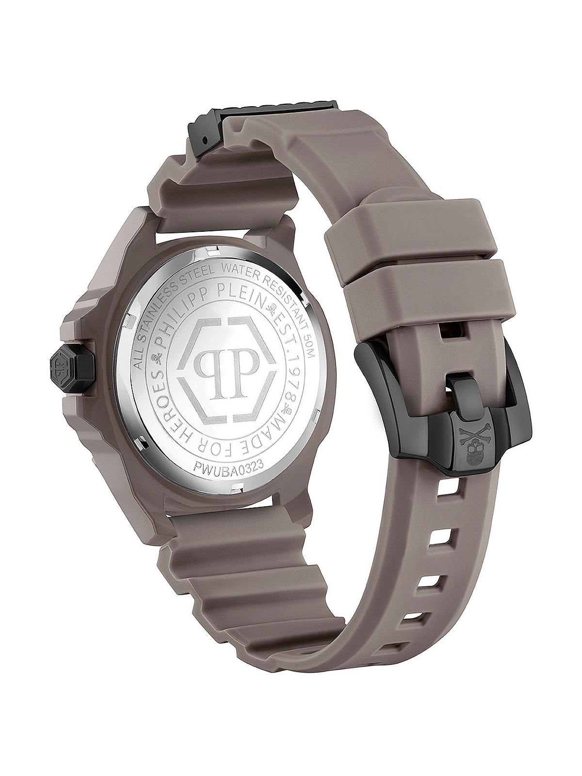 orologio uomo Philipp Plein PWUBA0323 The $kull Ecoceramic Mens Watch 44mm 5ATM