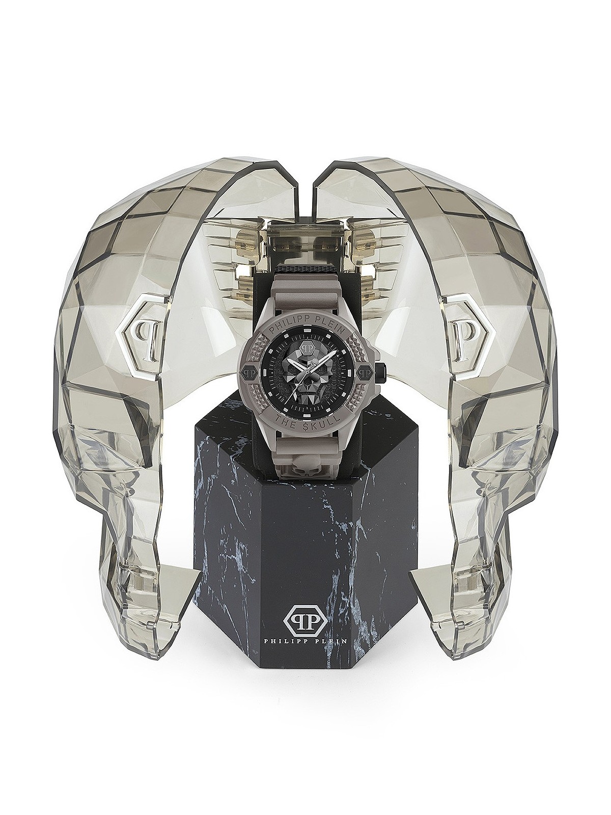 orologio uomo Philipp Plein PWUBA0323 The $kull Ecoceramic Mens Watch 44mm 5ATM