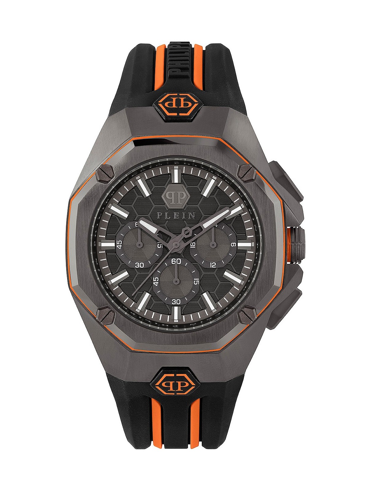 orologio uomo Philipp Plein PWTBA0523 Hyper $port Chronograph Mens Watch 45mm 5ATM