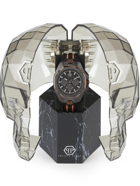 orologio uomo Philipp Plein PWTBA0523 Hyper $port Chronograph Mens Watch 45mm 5ATM