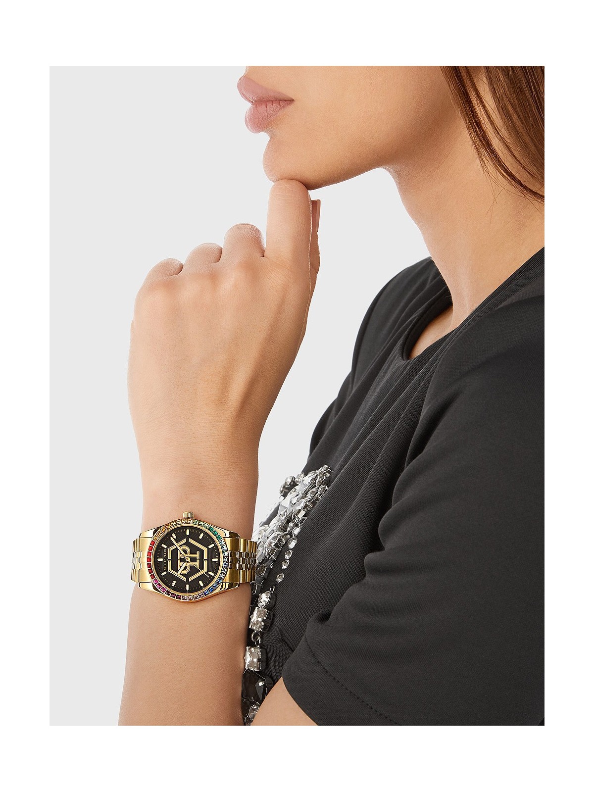 orologio donna Philipp Plein PW2BA0623 Street Couture Ladies Watch 38mm 5ATM