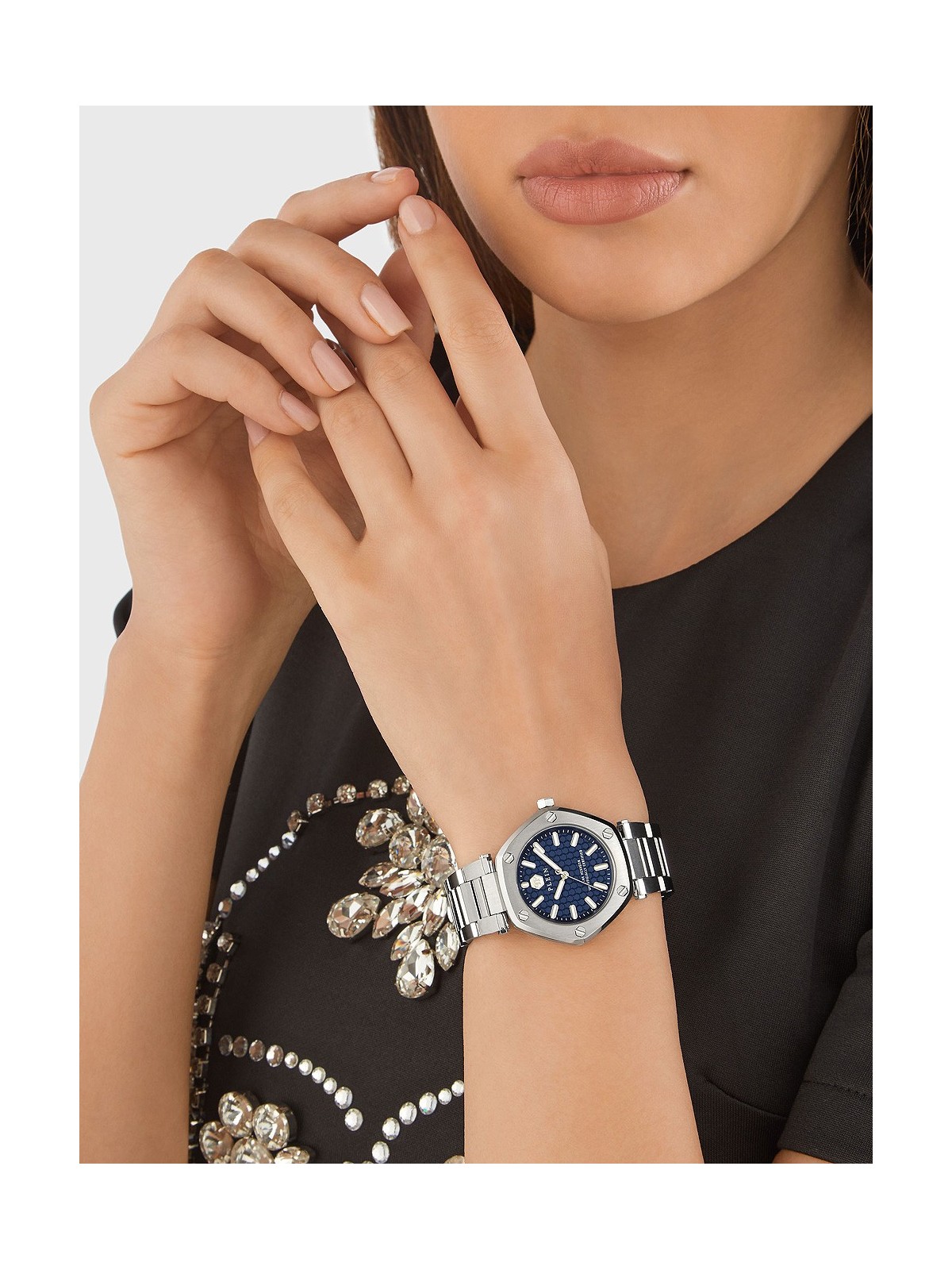 orologio donna Philipp Plein PW1BA0423 The Hexagon Ladies Watch 38mm 5ATM