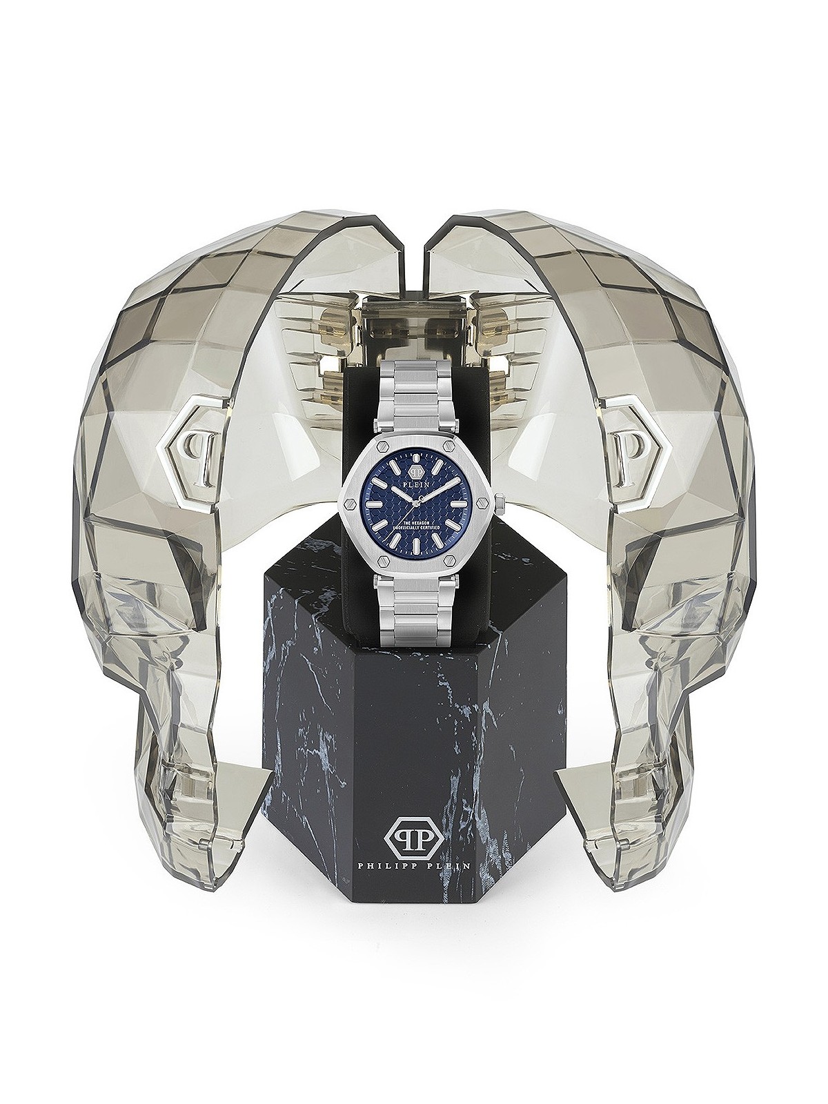 orologio donna Philipp Plein PW1BA0423 The Hexagon Ladies Watch 38mm 5ATM