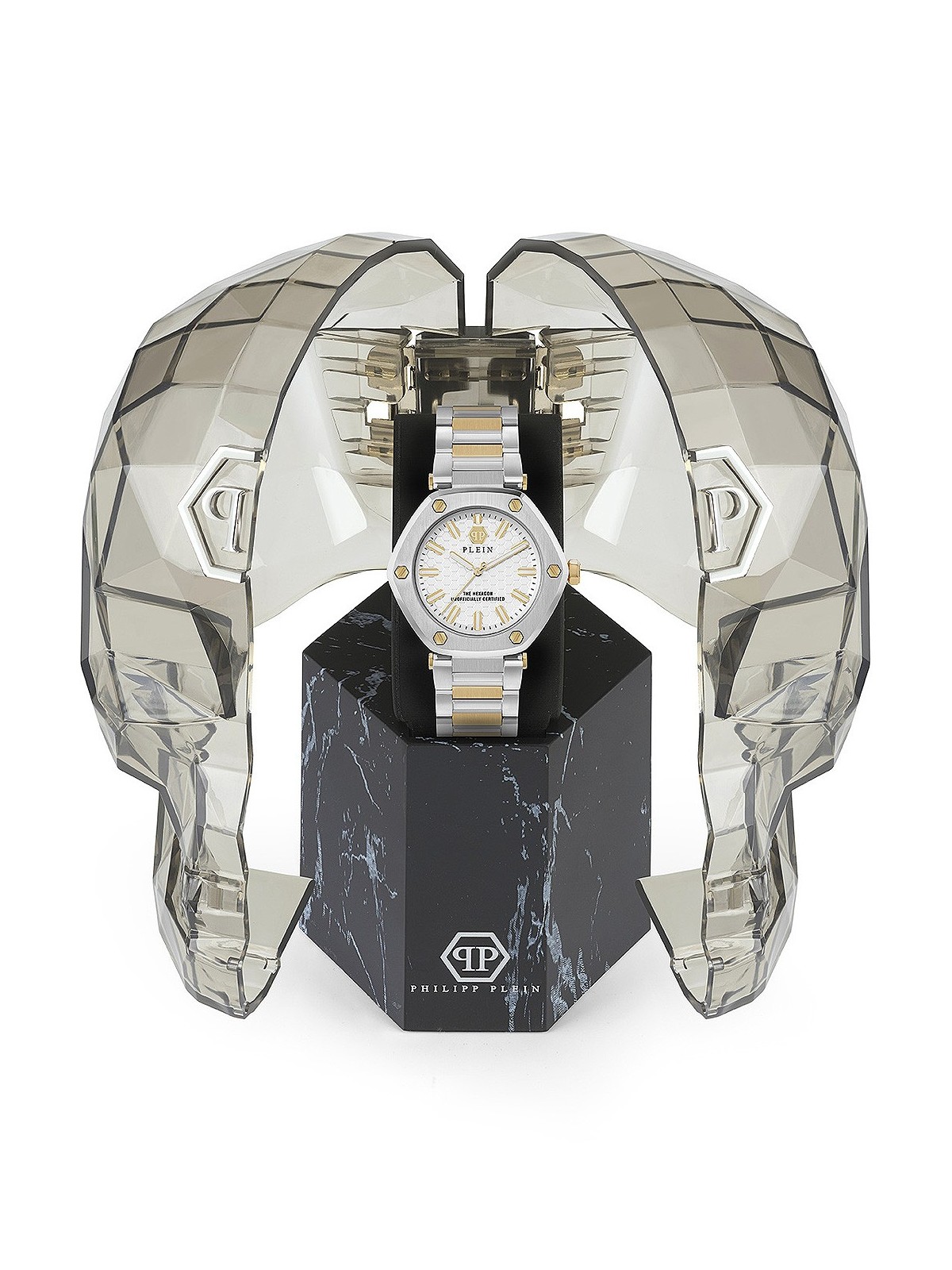 orologio donna Philipp Plein PW1BA0523 The Hexagon Ladies Watch 38mm 5ATM