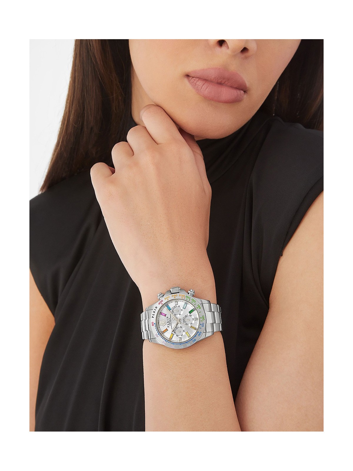orologio donna Philipp Plein PWSBA0123 Street Couture Chronograph Ladies Watch 38mm 5ATM