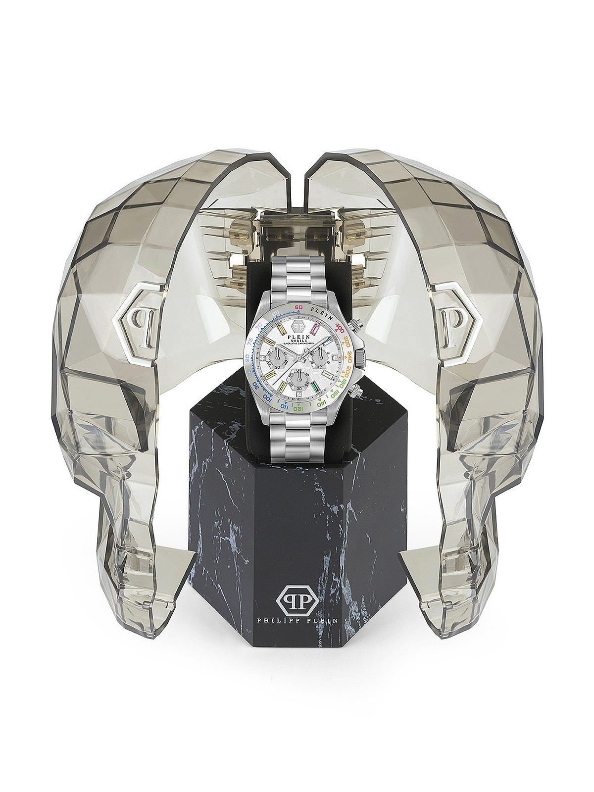 orologio donna Philipp Plein PWSBA0123 Street Couture Chronograph Ladies Watch 38mm 5ATM